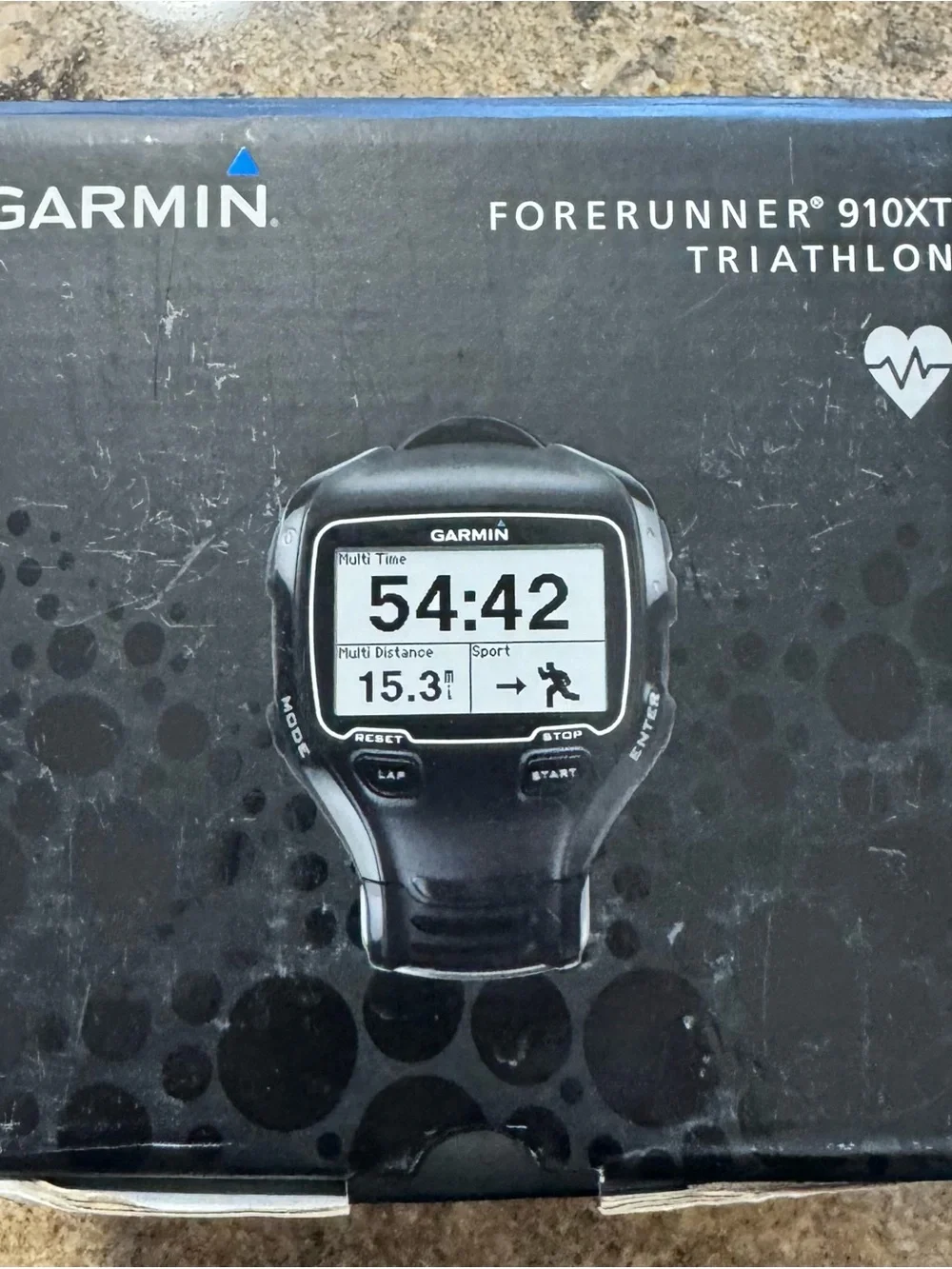 Garmin Black Digital Triathlon GPS Watch